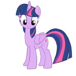 Size: 1280x1278 | Tagged: safe, artist:benpictures1, twilight sparkle, twilight sparkle (alicorn), alicorn, pony, power ponies (episode), cute, female, inkscape, looking down, mare, simple background, smiling, solo, transparent background, twiabetes, vector