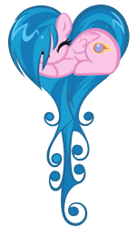 Size: 469x779 | Tagged: safe, artist:bamboodog, derpibooru import, oc, oc only, oc:berry blast, pegasus, pony, female, heart pony, mare, simple background, solo, transparent background