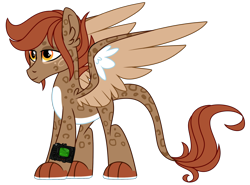 Size: 1280x948 | Tagged: safe, artist:lupulrafinat, derpibooru import, oc, oc only, sphinx, ear fluff, ears, male, simple background, smiling, sphinx oc, transparent background, wings