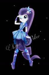 Size: 828x1249 | Tagged: safe, artist:mira.veike, derpibooru import, rarity, equestria girls, boots, crystal guardian, high heel boots, shoes, solo