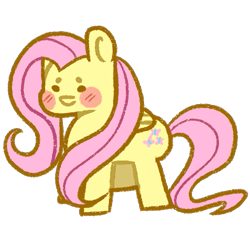 Size: 533x507 | Tagged: safe, artist:megatronsthiccthighs, derpibooru import, fluttershy, pegasus, pony, chibi, simple background, solo, transparent background