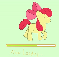 Size: 4000x3815 | Tagged: safe, artist:toryu137, derpibooru import, apple bloom, earth pony, pony, female, filly, foal, loading screen, solo