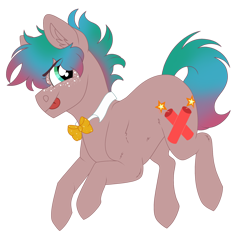 Size: 1900x1851 | Tagged: safe, artist:moonert, derpibooru import, oc, oc only, earth pony, pony, :p, bowtie, ear fluff, ears, earth pony oc, freckles, male, simple background, solo, stallion, tongue, tongue out, transparent background