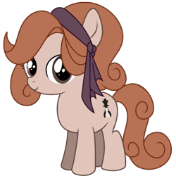 Size: 800x800 | Tagged: safe, artist:cdv, ponybooru exclusive, oc, oc only, oc:queen pawn, earth pony, pony, ponybooru collab 2022, female, filly, foal, looking at you, simple background, smiling, smiling at you, solo, transparent background