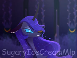 Size: 1024x778 | Tagged: safe, artist:sugaryicecreammlp, derpibooru import, princess luna, pony, bust, portrait, solo