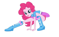 Size: 2815x1754 | Tagged: safe, artist:gmaplay, derpibooru import, pinkie pie, equestria girls, clothes, pink underwear, simple background, solo, transparent background, underwear