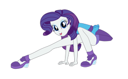 Size: 2815x1754 | Tagged: safe, artist:gmaplay, derpibooru import, rarity, equestria girls, cafeteria, clothes, purple underwear, rarity peplum dress, simple background, solo, transparent background, underwear