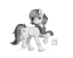 Size: 1024x824 | Tagged: safe, artist:bluefeathercat, derpibooru import, oc, oc only, pony, clothes, scarf, simple background, solo, unshorn fetlocks, white background