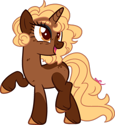 Size: 1397x1524 | Tagged: safe, artist:kurosawakuro, derpibooru import, oc, oc only, pony, unicorn, base used, female, looking up, mare, open mouth, open smile, show accurate, simple background, smiling, solo, transparent background