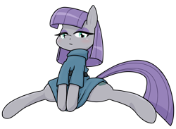 Size: 740x543 | Tagged: safe, alternate version, artist:batipin, derpibooru import, maud pie, earth pony, pony, simple background, transparent background