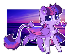 Size: 2422x1879 | Tagged: safe, artist:moccabliss, derpibooru import, twilight sparkle, twilight sparkle (alicorn), alicorn, pony, colored wings, multicolored wings, solo, wings