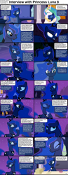Size: 1282x3304 | Tagged: safe, artist:forgalorga, derpibooru import, edit, edited screencap, screencap, princess celestia, princess luna, alicorn, pony, comic:celestia's servant interview, luna eclipsed, sleepless in ponyville, angry, best princesses ever, book, bowl, candy, caption, comic, cookie, crown, cs captions, cute, cutelestia, daaaaaaaaaaaw, duo, eyes closed, female, food, glowing, glowing eyes, happy, hug, interview, jewelry, laughing, levitation, looking at you, lunabetes, magic, magic aura, mare, one eye closed, quill pen, reading, regalia, screencap comic, smiling, telekinesis, text, two retired princesses, wink, winking at you, word salad, writing