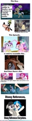 Size: 500x1888 | Tagged: safe, derpibooru import, edit, edited screencap, screencap, dj pon-3, mr. greenhooves, octavia melody, pinkie pie, princess cadance, queen chrysalis, vinyl scratch, alicorn, earth pony, human, pony, unicorn, a canterlot wedding, season 1, season 2, the best night ever, cecaelia, cinderella, clothes, disney, dress, fake cadance, female, gala dress, goofy (disney), male, mare, my little brony, snow white, snow white and the seven dwarfs, stallion, the little mermaid, this day aria, ursula, x x everywhere