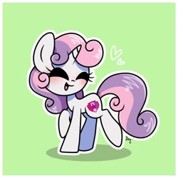 Size: 1024x1024 | Tagged: safe, artist:silver meadow, derpibooru import, sweetie belle, pony, female, filly, foal, solo