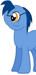 Size: 326x686 | Tagged: safe, artist:flynnmlp, derpibooru exclusive, derpibooru import, screencap, blues, noteworthy, cyclops, earth pony, pony, season 1, the best night ever, .svg available, animation error, cyclops pony, donny swineclop, male, simple background, solo, stallion, svg, trace, transparent background, vector, wat