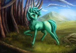 Size: 5650x3964 | Tagged: safe, artist:seven9988, derpibooru import, lyra heartstrings, pony, unicorn, scenery, solo