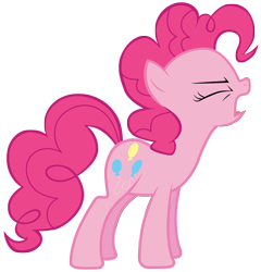 Size: 7000x7300 | Tagged: safe, artist:tardifice, derpibooru import, pinkie pie, earth pony, pony, season 8, the maud couple, absurd resolution, female, mare, simple background, solo, transparent background, vector