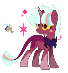 Size: 1920x2065 | Tagged: safe, artist:teal-quil, derpibooru import, discord, oc, hybrid, base used, interspecies offspring, offspring, parent:discord, parent:twilight sparkle, parents:discolight, simple background, transparent background