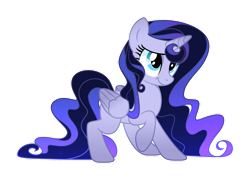 Size: 1280x920 | Tagged: safe, artist:auroranovasentry, derpibooru import, oc, oc:diamond sky, alicorn, pony, base used, female, magical lesbian spawn, mare, offspring, parent:princess luna, parent:rarity, parents:rariluna, simple background, solo, transparent background