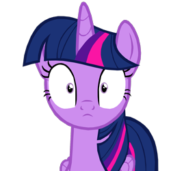 Size: 1280x1280 | Tagged: safe, artist:benpictures1, twilight sparkle, twilight sparkle (alicorn), alicorn, pony, every little thing she does, adoracreepy, blank stare, cute, female, fiducia compellia, hypnosis, hypnotized, inkscape, looking at you, mare, shrunken pupils, simple background, solo, thousand yard stare, transparent background, twiabetes, vector