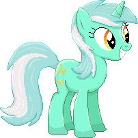 Size: 202x202 | Tagged: safe, artist:rockingscorpion, derpibooru import, lyra heartstrings, pony, unicorn, female, mare, pixel art, simple background, smiling, solo, transparent background