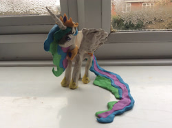 Size: 2592x1936 | Tagged: safe, artist:boogeyboy1, derpibooru import, princess celestia, alicorn, clay, clay figure, irl, model, photo, toy