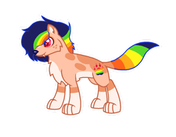 Size: 1280x996 | Tagged: safe, artist:synchr0wolf, derpibooru import, oc, oc:pawsome, wolf, wolf pony, base used, cutie mark, freckles, paws, simple background, solo, transparent background