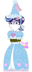 Size: 468x1058 | Tagged: safe, artist:darlycatmake, artist:robukun, derpibooru import, starlight glimmer, equestria girls, bondage, bound and gagged, cloth gag, clothes, clothes swap, damsel in distress, dress, dressup, flower, flower in hair, froufrou glittery lacy outfit, gag, hat, help, help me, hennin, jewelry, necklace, princess, princess costume, princess starlight glimmer, scared, simple background, solo, terrified, tied up, transparent background, worried