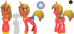 Size: 5781x2650 | Tagged: safe, artist:kyoshyu, derpibooru import, oc, oc:golden cut, alicorn, pony, featureless crotch, female, high res, mare, simple background, solo, transparent background