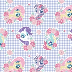 Size: 1080x1080 | Tagged: safe, artist:mylittleponyjpn, derpibooru import, part of a set, fluttershy, rainbow dash, rarity, twilight sparkle, twilight sparkle (alicorn), alicorn, pegasus, pony, unicorn, bust, flower, instagram, official, pattern