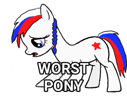 Size: 1253x949 | Tagged: safe, oc, oc:marussia, crying, marussiabuse, nation ponies, op has a point, op is a cuck, russia, sad, solo, worst pony