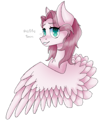 Size: 1681x2015 | Tagged: safe, artist:vivieart, derpibooru import, oc, oc only, oc:sirena flitter, pegasus, pony, female, mare, simple background, smiling, transparent background, wings