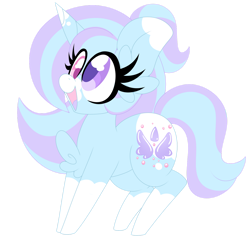 Size: 1280x1280 | Tagged: safe, artist:ladylullabystar, derpibooru import, oc, oc:bubbly tea, pegasus, pony, female, heterochromia, mare, simple background, solo, transparent background