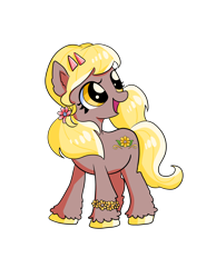 Size: 4000x5142 | Tagged: safe, artist:wenraz, derpibooru exclusive, derpibooru import, oc, oc only, oc:soleil (ice1517), earth pony, pony, bracelet, female, jewelry, mare, open mouth, simple background, solo, transparent background, unshorn fetlocks