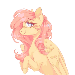 Size: 3000x3000 | Tagged: safe, artist:flaming-trash-can, derpibooru import, fluttershy, pegasus, pony, cute, daaaaaaaaaaaw, shyabetes, simple background, solo, white background