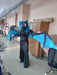 Size: 1200x1600 | Tagged: safe, derpibooru import, oc, oc:moondrive, bat pony, clothes, cosplay, costume, fursuit, irl, photo, rubronycon, russia