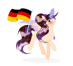 Size: 1280x1168 | Tagged: safe, artist:existencecosmos188, derpibooru import, oc, oc only, female, flag, germany, simple background, solo, transparent background