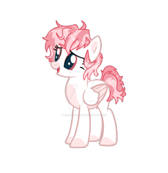 Size: 1920x1968 | Tagged: safe, artist:jinx-paradox, artist:pegasski, derpibooru import, oc, oc only, pegasus, pony, base used, coat markings, deviantart watermark, female, mare, obtrusive watermark, offspring, parent:big macintosh, parent:fluttershy, parents:fluttermac, simple background, smiling, solo, transparent background, watermark