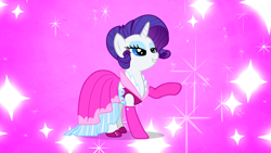 Size: 1600x900 | Tagged: safe, screencap, rarity, pony, unicorn, too many pinkie pies, clothes, dress, female