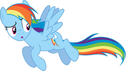 Size: 3271x1833 | Tagged: safe, artist:sakatagintoki117, derpibooru import, rainbow dash, pegasus, pony, over a barrel, season 1, .svg available, female, mare, simple background, solo, transparent background, vector