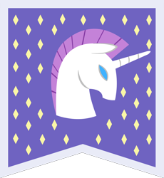 Size: 1304x1417 | Tagged: safe, artist:bb-k, derpibooru import, edit, pony, unicorn, hearth's warming eve (episode), banner, flag, jewelry, no pony, object, regalia, simple background, transparent background, unicorn tribe, unicornia