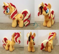 Size: 4096x3740 | Tagged: safe, artist:fire-topaz, derpibooru import, sunset shimmer, pony, unicorn, irl, photo, plushie, solo