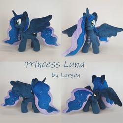 Size: 900x900 | Tagged: safe, artist:larsen toys, derpibooru import, princess luna, alicorn, pony, auction, female, irl, photo, plushie, solo