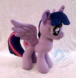 Size: 2824x2908 | Tagged: safe, artist:fire-topaz, derpibooru import, twilight sparkle, twilight sparkle (alicorn), alicorn, pony, irl, photo, plushie, solo