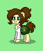 Size: 62x73 | Tagged: safe, artist:dematrix, derpibooru import, earth pony, pony, bag, clothes, female, green background, madoka aikawa, mare, medical support, metal slug, pixel art, ponified, pony town, regular army, saddle bag, simple background