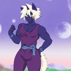 Size: 3000x3000 | Tagged: safe, artist:sleepymist, derpibooru import, oc, unicorn, clothes, cosplay, costume, dragon ball, dragon ball super, dragon ball z, horn, male, saiyan, son gohan, super saiyan, unicorn oc