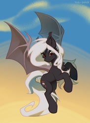 Size: 2200x3000 | Tagged: safe, artist:rrd-artist, derpibooru import, oc, oc only, bat pony, pony, solo