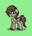 Size: 64x72 | Tagged: safe, artist:dematrix, derpibooru import, oc, oc only, demon, demon pony, pegasus, pony, chest fluff, colored wings, facial markings, female, green background, horn, mare, pixel art, pony town, simple background, wings