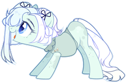 Size: 1920x1261 | Tagged: safe, artist:toffeelavender, derpibooru import, oc, oc only, earth pony, pony, base used, clothes, earth pony oc, female, mare, open mouth, simple background, smiling, solo, transparent background