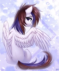 Size: 2500x3000 | Tagged: safe, artist:hakaina, derpibooru import, oc, oc only, pegasus, pony, solo